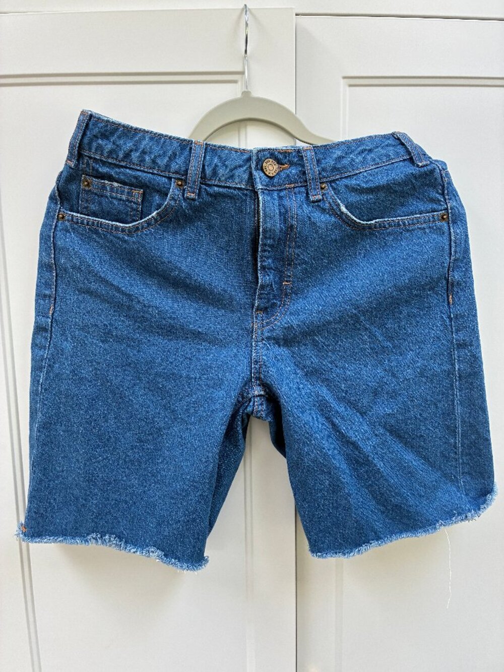 BDG Urban Outfitters High Rise Medium Wash Denim Shorts 27